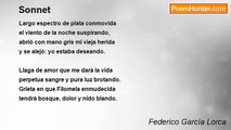 Federico García Lorca - Sonnet