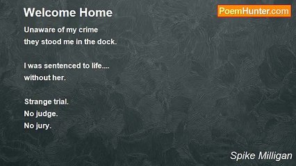 Spike Milligan - Welcome Home