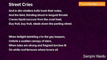 Sarojini Naidu - Street Cries