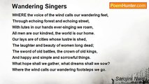 Sarojini Naidu - Wandering Singers