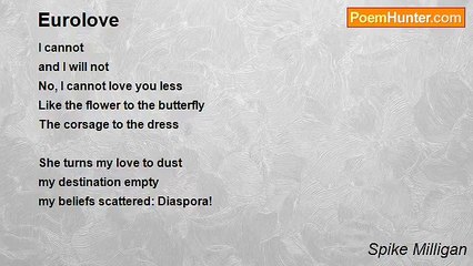 Spike Milligan - Eurolove