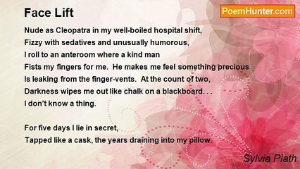 Sylvia Plath - Face Lift