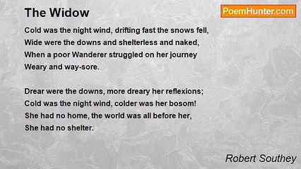 Robert Southey - The Widow