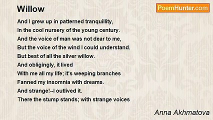 Anna Akhmatova - Willow