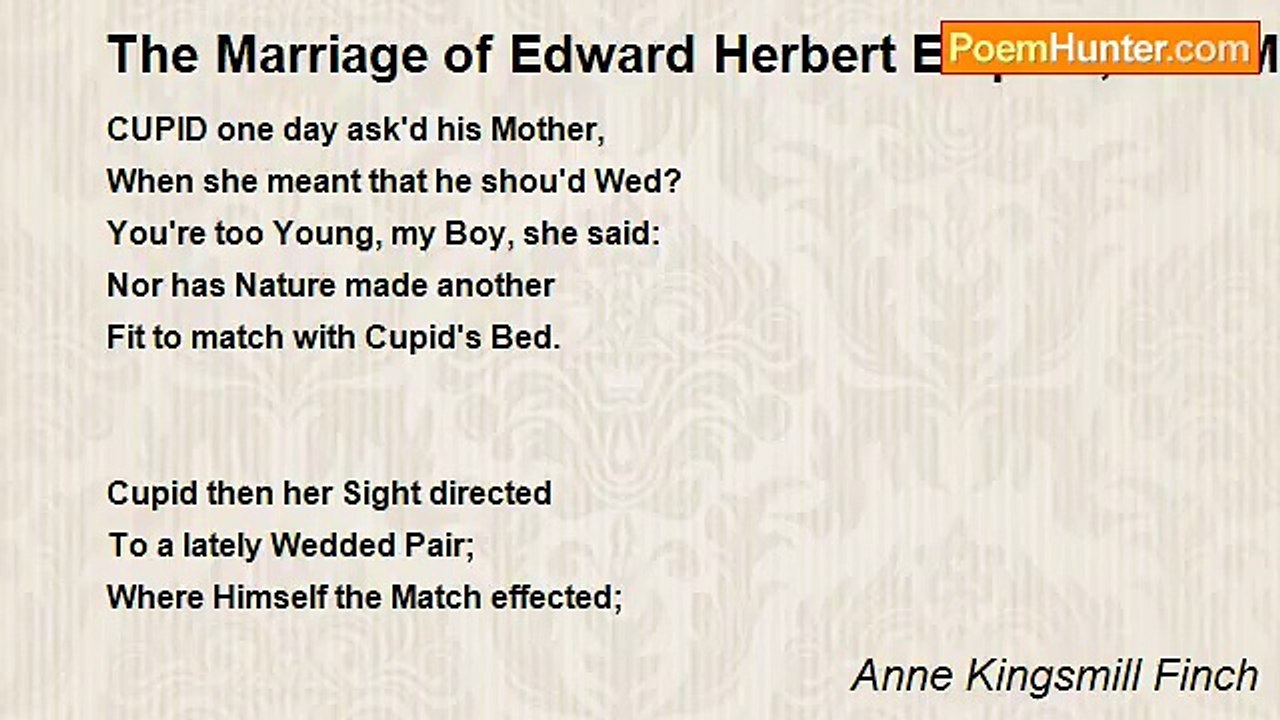 Anne Kingsmill Finch - The Marriage of Edward H...