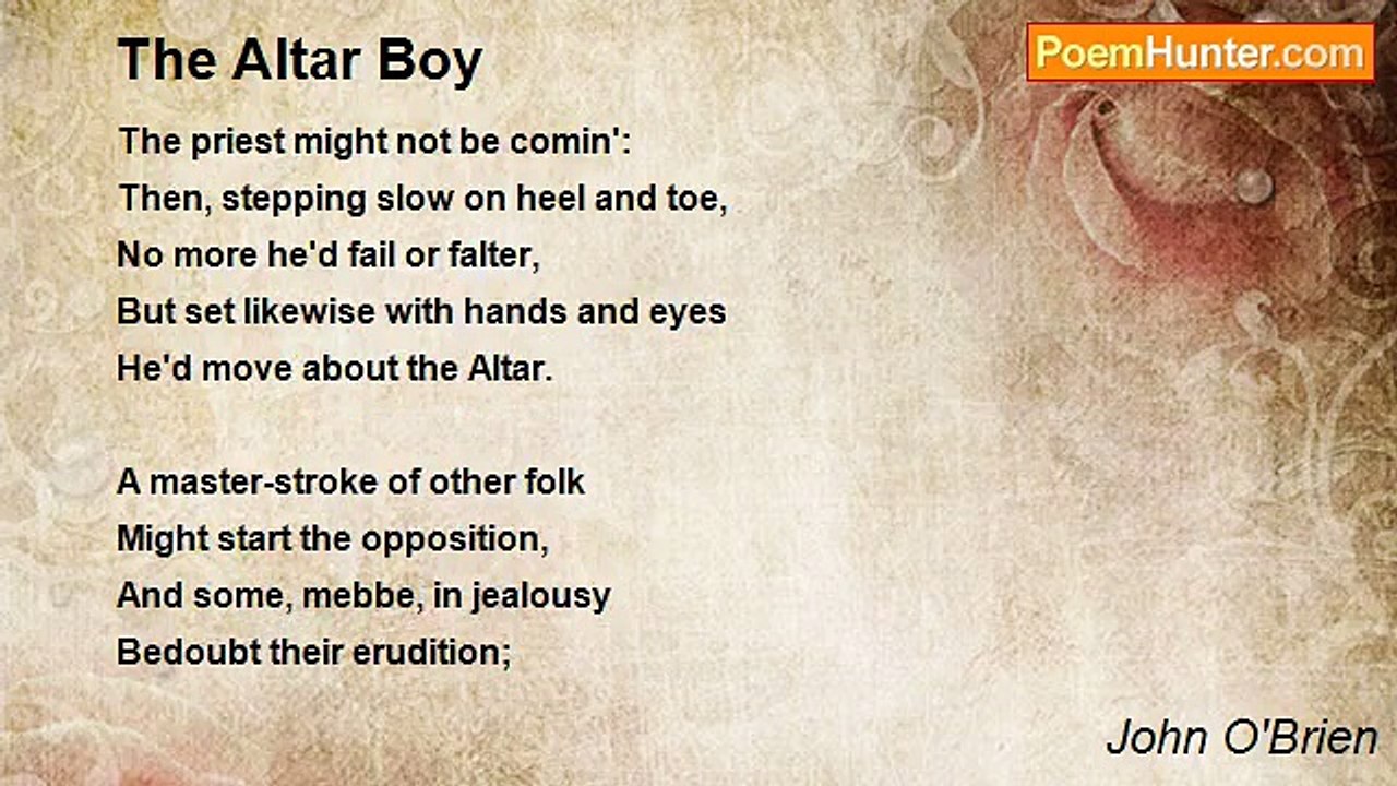 John O'Brien - The Altar Boy