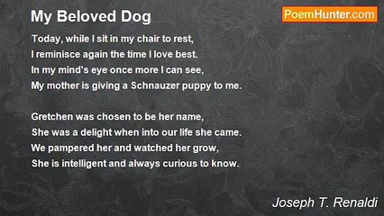 Joseph T. Renaldi - My Beloved Dog