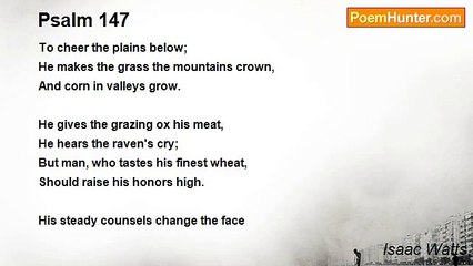Isaac Watts - Psalm 147