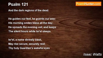 Isaac Watts - Psalm 121