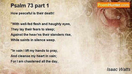 Isaac Watts - Psalm 73 part 1