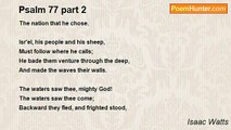 Isaac Watts - Psalm 77 part 2