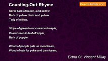 Edna St. Vincent Millay - Counting-Out Rhyme