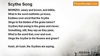 Andrew Lang - Scythe Song