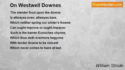 William Strode - On Westwell Downes