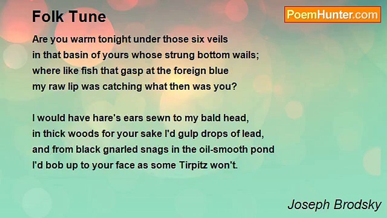 Joseph Brodsky - Folk Tune