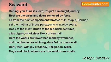 Joseph Brodsky - Seaward