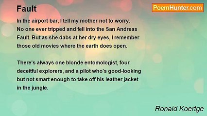 Ronald Koertge - Fault