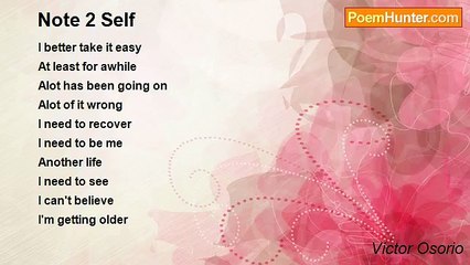 Victor Osorio - Note 2 Self