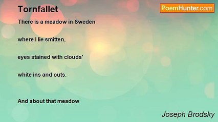 Joseph Brodsky - Tornfallet