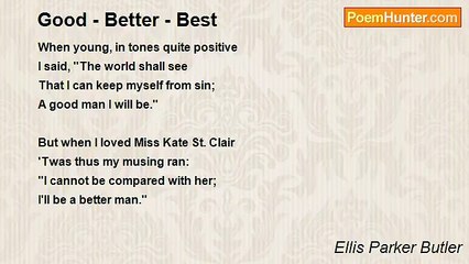 Ellis Parker Butler - Good - Better - Best