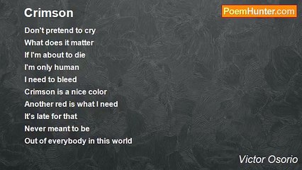 Victor Osorio - Crimson