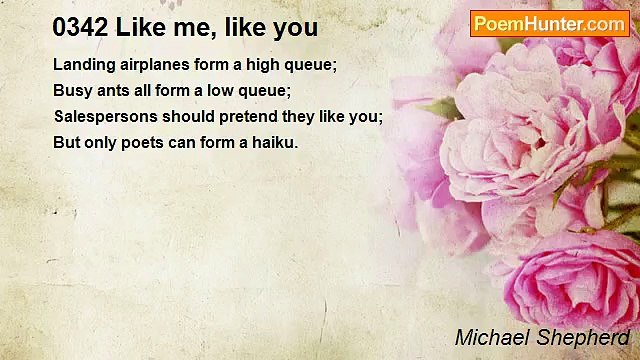 Michael Shepherd - 0342 Like me, like you