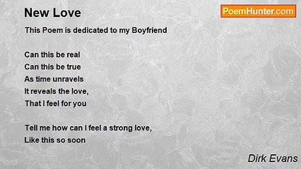 Dirk Evans - New Love
