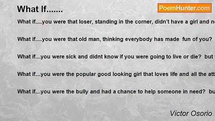 Victor Osorio - What If.......
