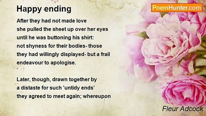 Fleur Adcock - Happy ending