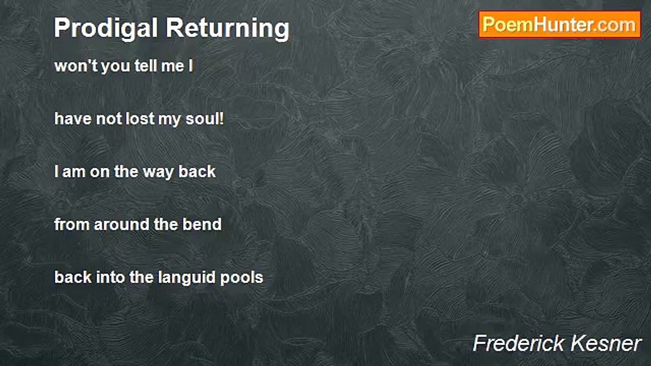 Frederick Kesner - Prodigal Returning