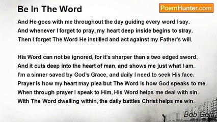 Bob Gotti - Be In The Word
