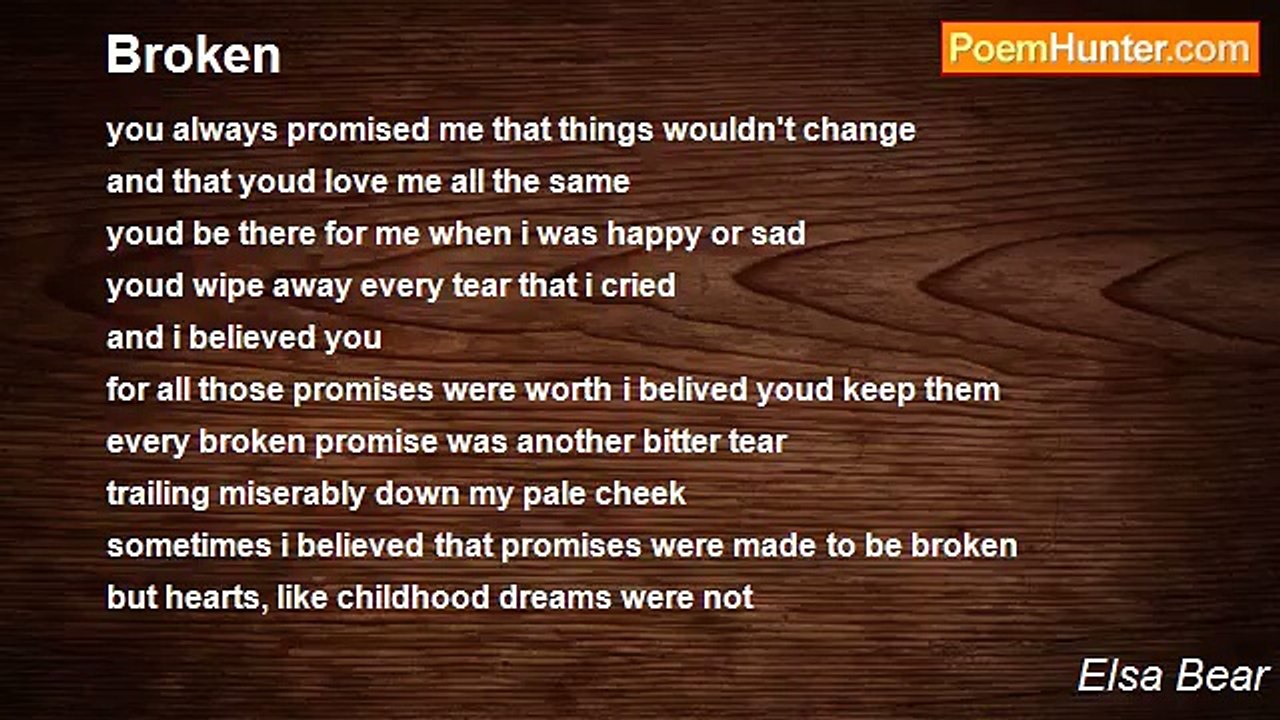 Elsa Bear - Broken