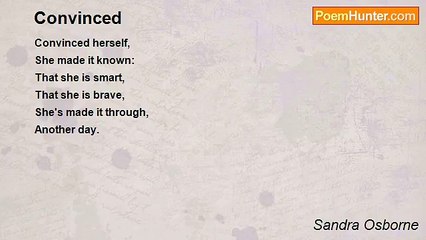 Sandra Osborne - Convinced