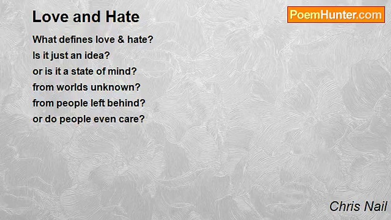 Chris Nail - Love and Hate
