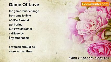 Faith Elizabeth Brigham - Game Of Love