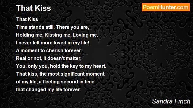 Sandra Finch - That Kiss