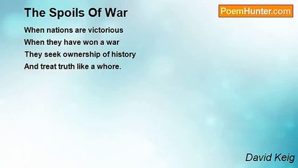 David Keig - The Spoils Of War