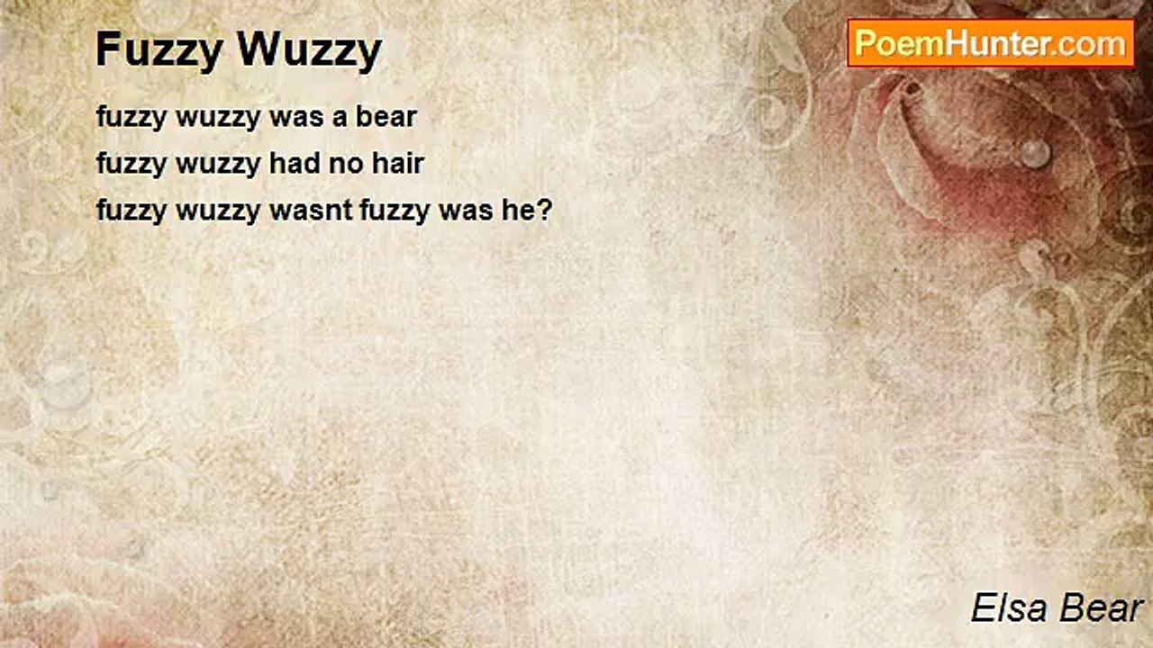 Elsa Bear - Fuzzy Wuzzy