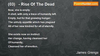 James Grengs - (03)   - Rise Of The Dead