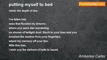 Amberlee Carter - putting myself to bed