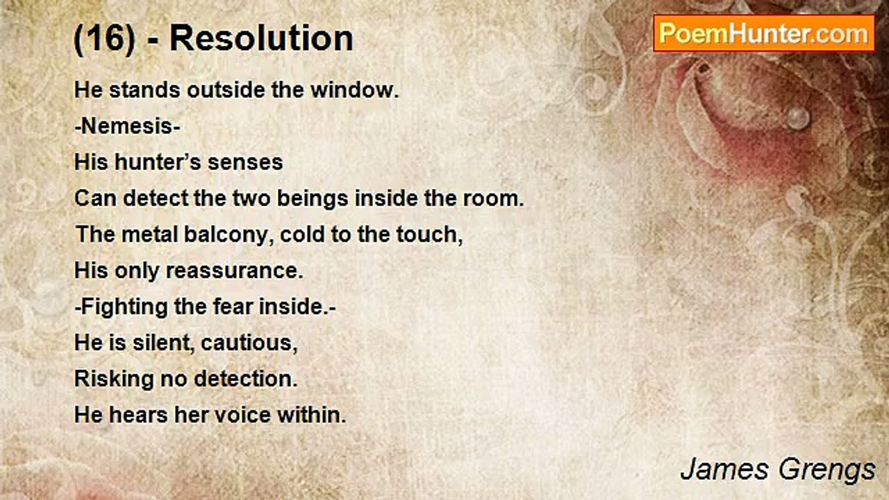 James Grengs - (16) - Resolution