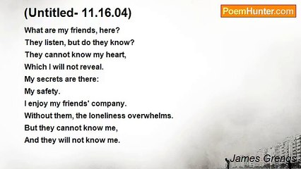 James Grengs - (Untitled- 11.16.04)