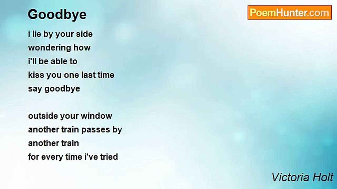 Victoria Holt - Goodbye