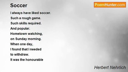 Herbert Nehrlich - Soccer