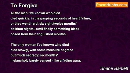 Shane Bartlett - To Forgive