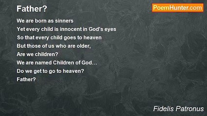 Fidelis Patronus - Father?