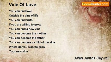 Allan James Saywell - Vine Of Love