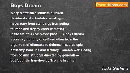 Todd Garland - Boys Dream
