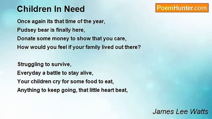 James Lee Watts - Children In Need