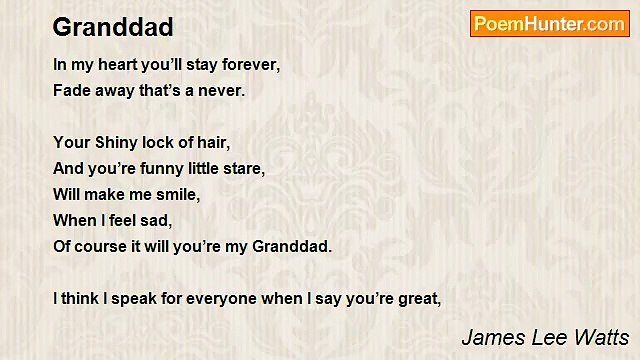 James Lee Watts - Granddad